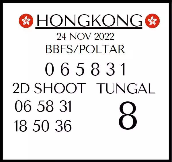 Syair HK Hari Ini 24 November 2022 dari Palembangslot