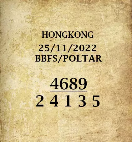 Syair HK Hari Ini 25 November 2022 dari Palembangslot