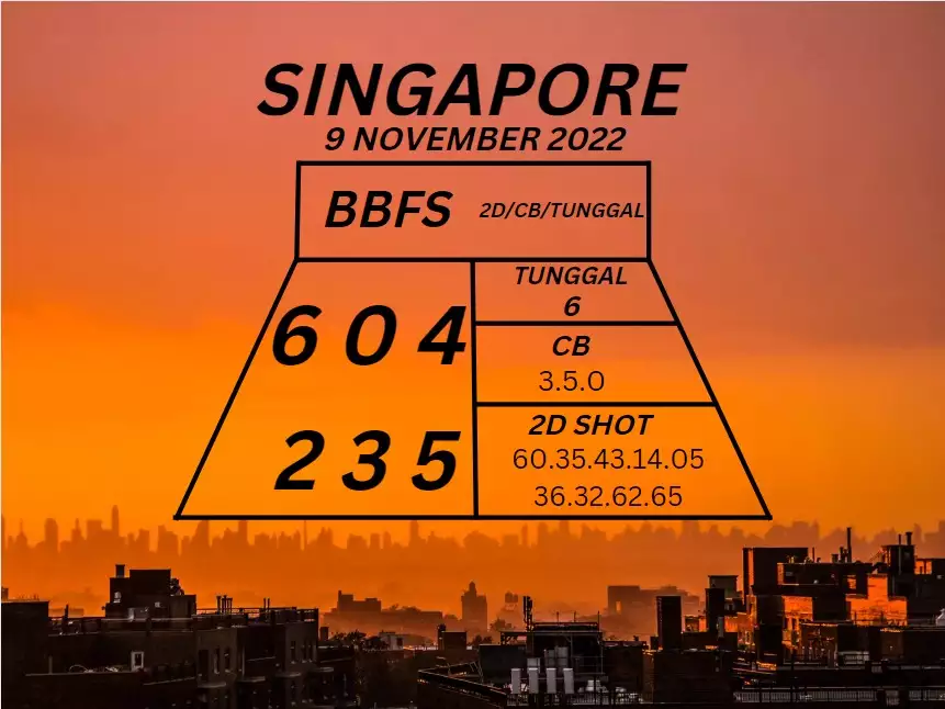 Syair SGP Hari Ini 10 November 2022 dari Palembangslot