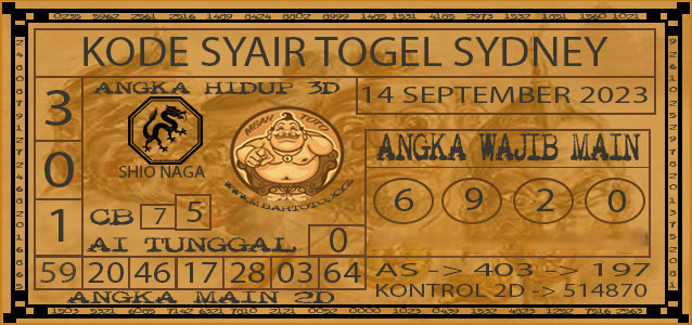 Syair Sdy 14 September 2023 56