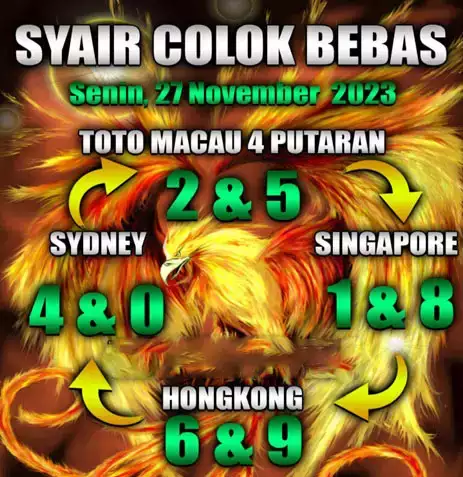 Syair Macau 27 November 2023 59