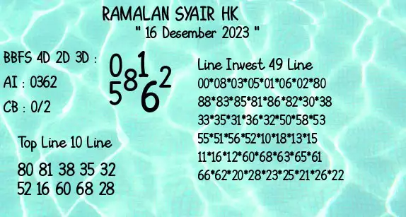Syair Hk 16 Desember 2023 49