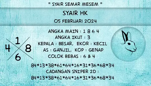 Syair Hk 5 Februari 2024 129